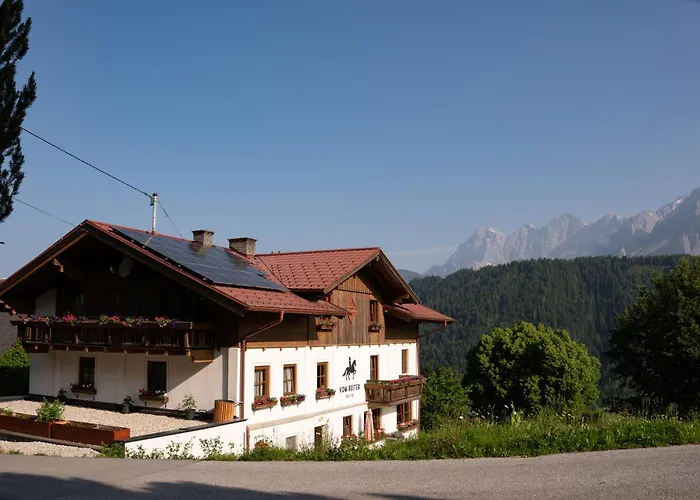 VOM REITER, Ferienwohnung am Bauernhof mit Bergblick und privater Infrarotkabine, Inklusive Sommercard